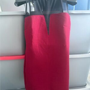Elegant Burgundy Dress mp1